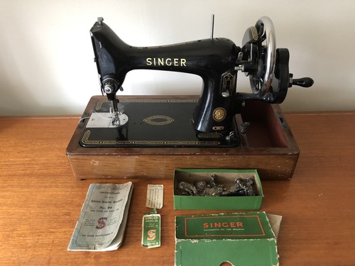 Vintage antique singer sewing - singer,