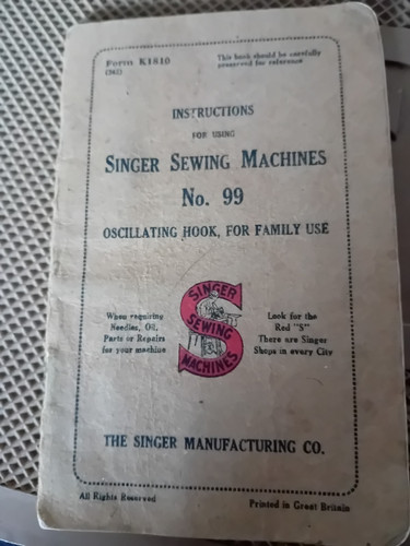 Vintage instructions for