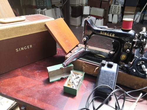 Singer 99k electric and manual - and,